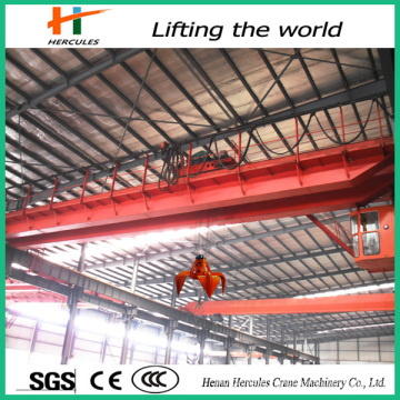 Bridge Grapple Lifting Overhead Cranes with Grab